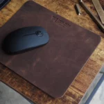 Are there any special features available on custom mouse pads?